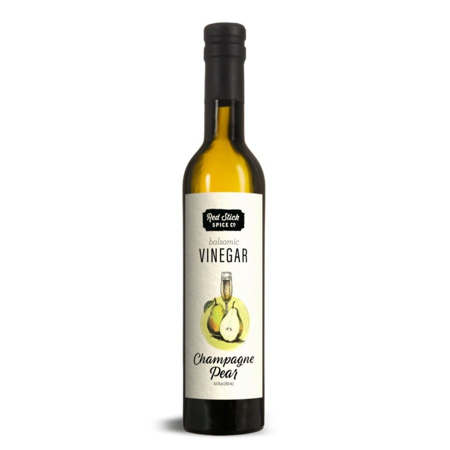 Olive Oils Red Stick Spice Company | Champagne Pear White Balsamic Vinegar