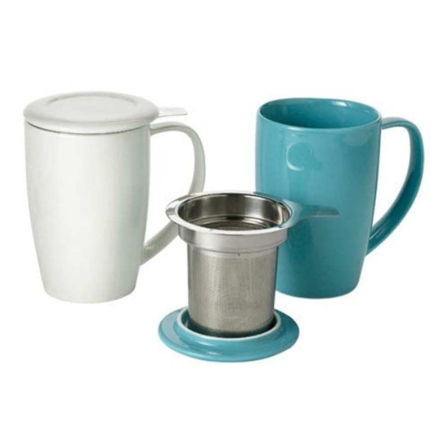 Tea & Teaware For Life Tea Bags & Infusers | Forlife Curve Tall Tea Mug Infuser & Lid