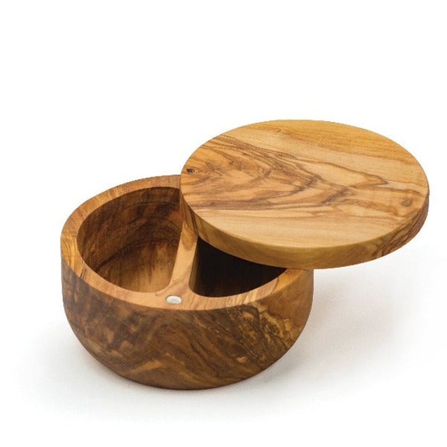 Accessories RSVP | Olive Wood Salt Box