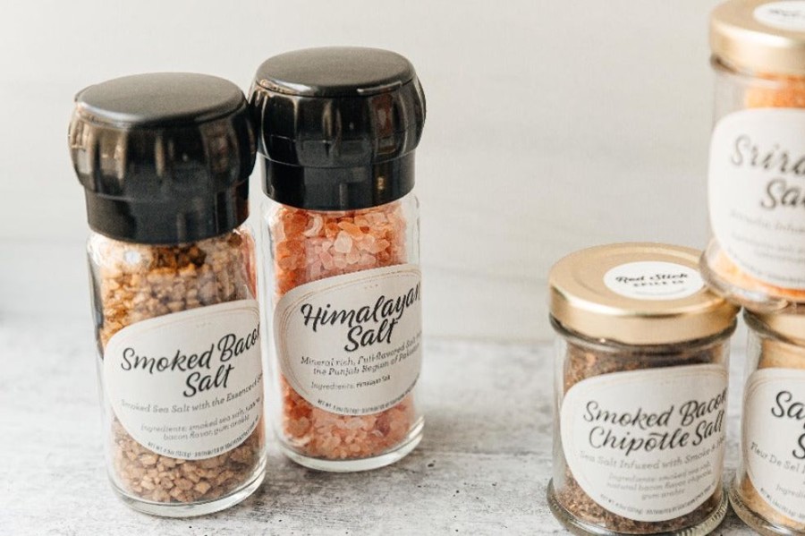 Sea Salts Red Stick Spice Company | Himalayan Pink Salt, Grinder Size