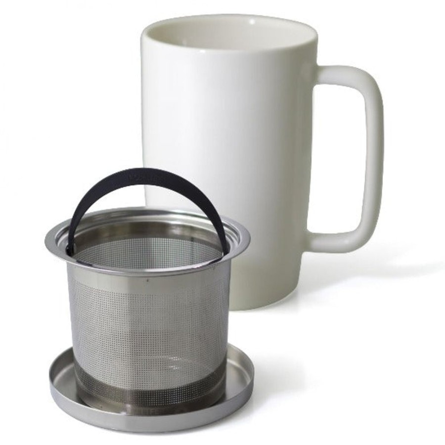 Tea & Teaware For Life Infuser Cups & Mugs | Forlife Dew Mug With Infuser & Lid 18Oz