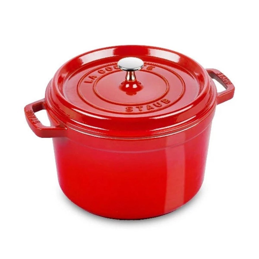 Accessories Staub Zwilling | Staub 5 Quart Tall Cocotte Cherry